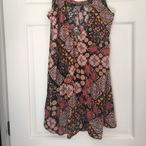 Spaghetti strap shift sundress